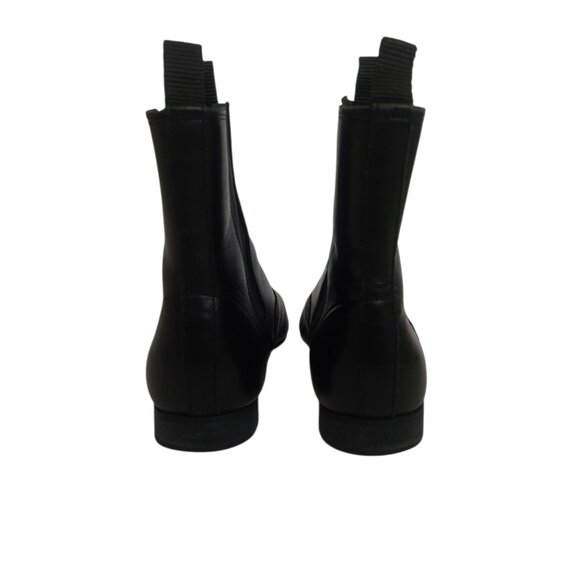 Underground England Black Leather Chelsea Winklepicker Boots Goth UK 10 / US 11 - Picture 4 of 15